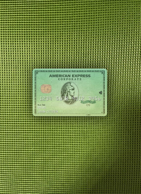 Download USA California Varo bank AMEX green card photolook front Photoshop template